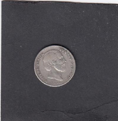 Beschrijving: 1/2 Gulden WILLEM III